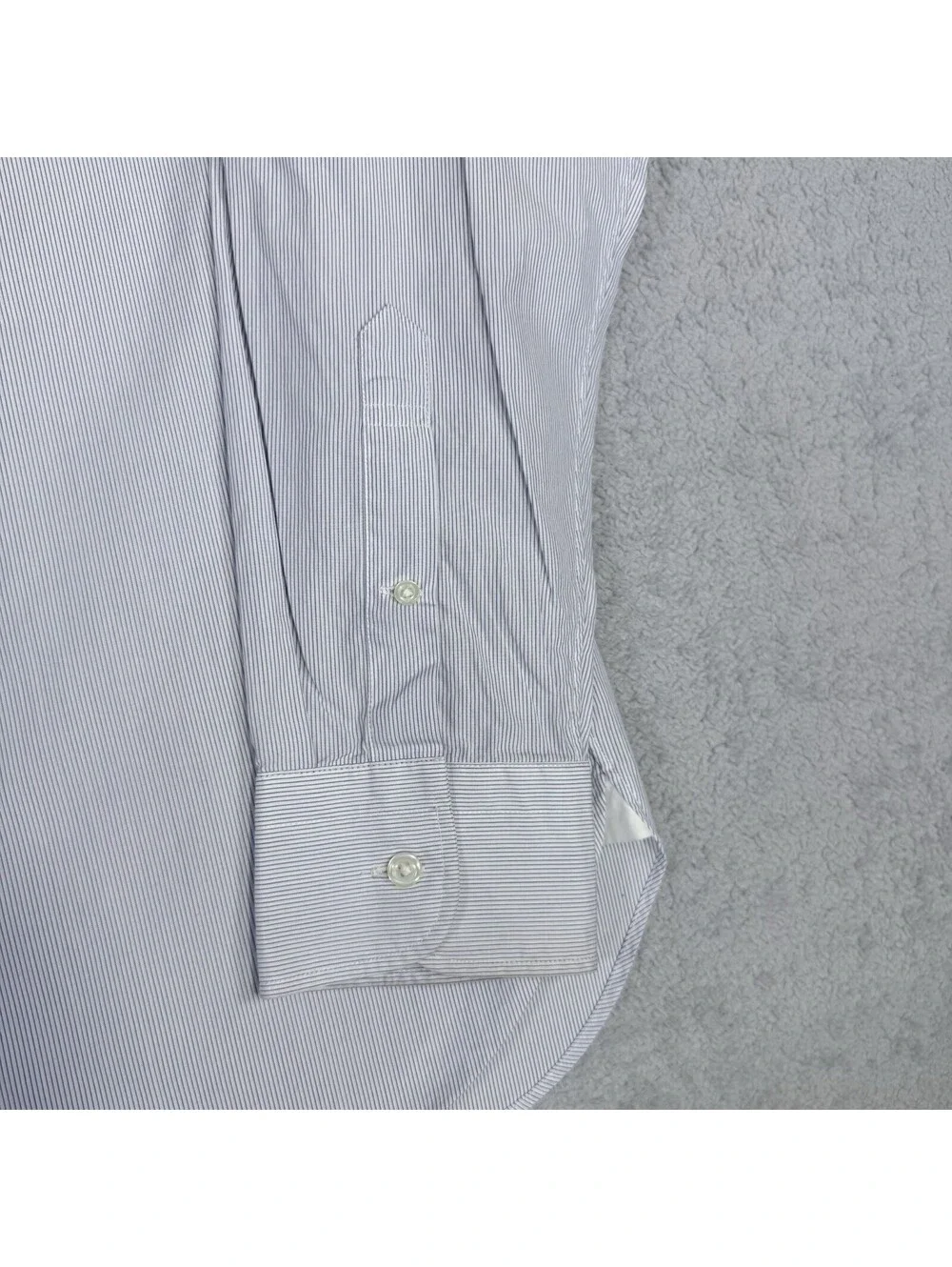 J.Crew Ludlow Slim Fit Dress Shirt Mens Size Large Blue  White Stripe